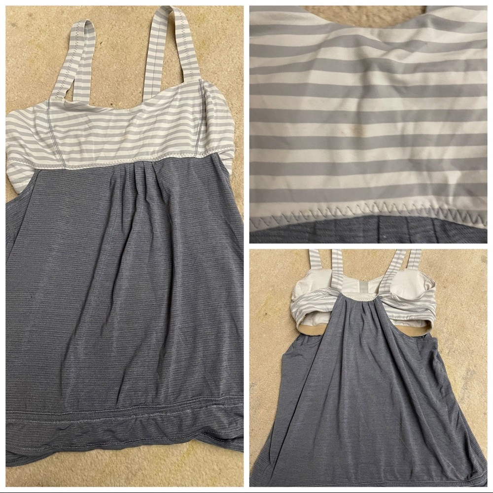 Lululemon tank with built in bra
